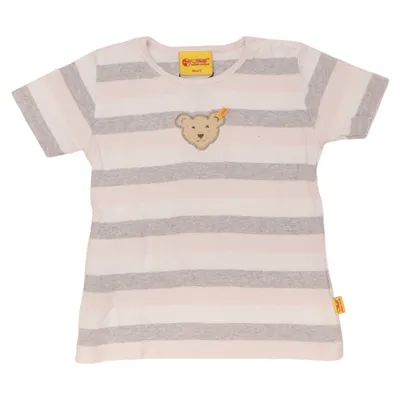T-shirt (White, Gray) from Steiff Cotton