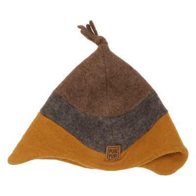 Beaniehue (Gul, Grå, Brun) fra Pure Pure by Bauer Merinould