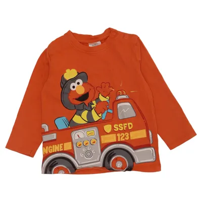 Langarmshirt (Orange) von Sesame Street Baumwolle
