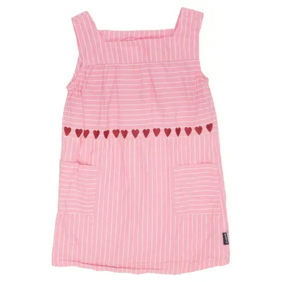 Kjole (Pink, Hvid) fra Jako-O Bomuld