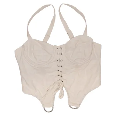 Bustier (Hvid) fra Bershka