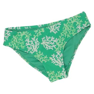 Bas de bikini (Vert, Blanc) de Katia Élasthane, Polyamide