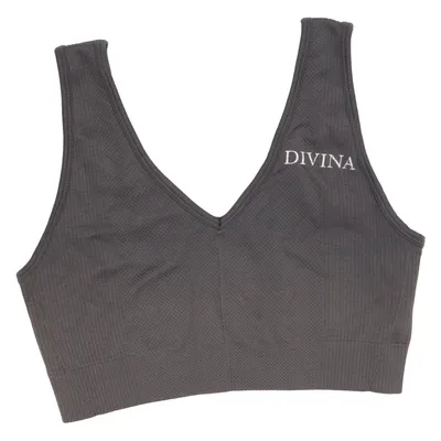 Sports bra (Gray) from Divina Elastane, Nylon