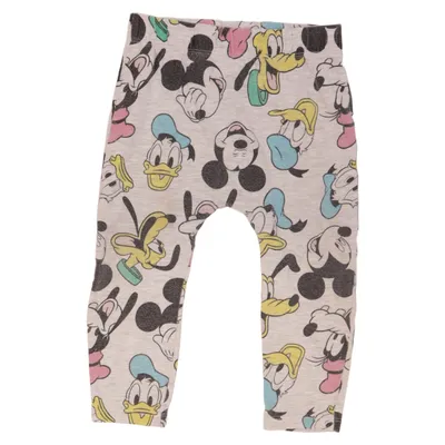 Leggings (Gray, Multicolored) from Disney Baby Cotton, Elastane, Polyester
