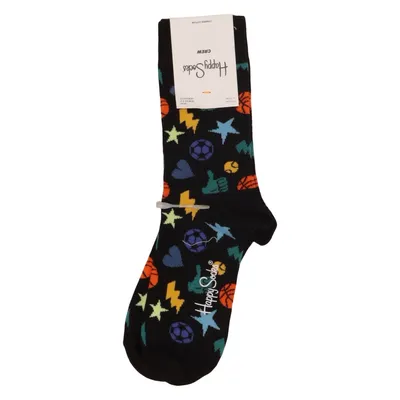 Strumpor (Svart, Flerfärgad) från Happy Socks Bomull, Elastan, Polyamid