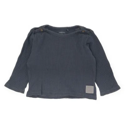 Långärmad t-shirt (Blå) från Noppies Elastan, Ekologisk bomull