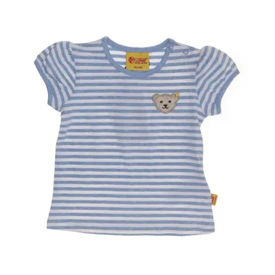 T-shirt (Blauw, Wit) van Steiff Katoen, Elastaan