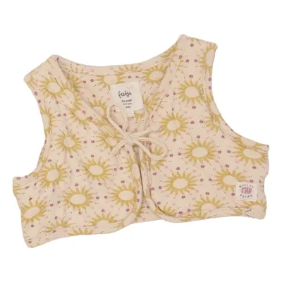 Ydervest (Beige, Gul, Lilla) fra Feetje Elastan, Økologisk bomuld, Polyester