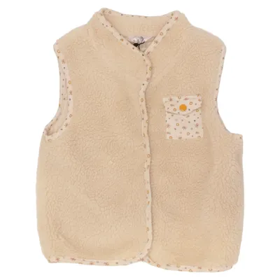 Outer vest (Beige) from Ergee Polyester