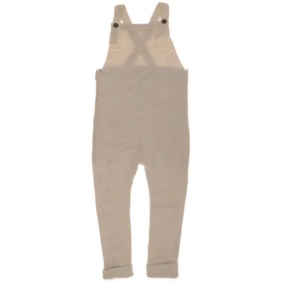 Hängselbyxor (Beige) från Premium Merinoull