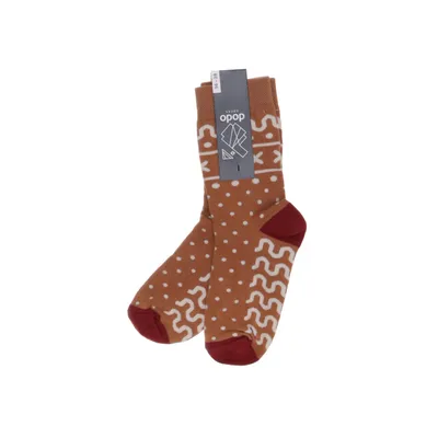 Strumpor (Brun, Vit, Röd)