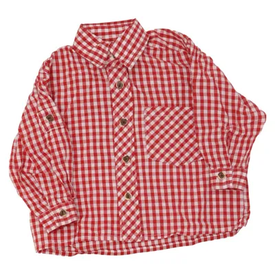 Chemise (Rouge, Blanc) de St. Peter Country Kids Coton