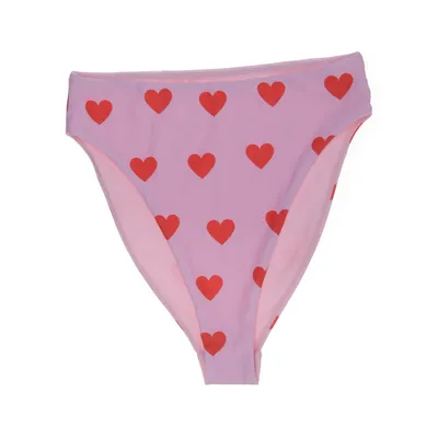 Bikiniunderdel (Pink, Rød) Elastan, Genanvendt polyester