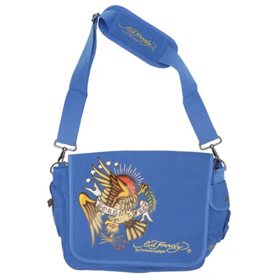 Shoulder-bag (Blue) from Ed Hardy by Christian Audigier