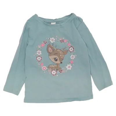 Långärmad t-shirt (Blå, Rosa, Flerfärgad) från Dopo Dopo Girls Bomull