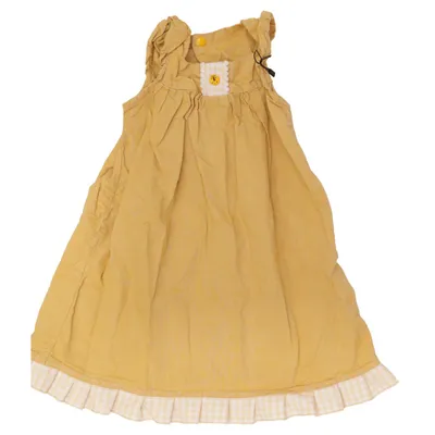 Dress (Yellow, White) from Hamam Organic cotton