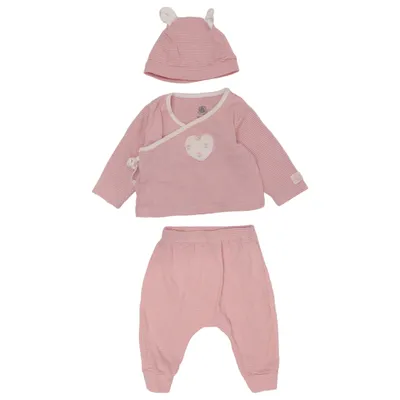 Set (Rosa, Vit) från Petit Bateau Bomull