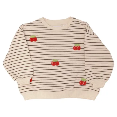 Sweatshirt (Beige, Flerfarvet) fra Zara Bomuld, Elastan, Polyester