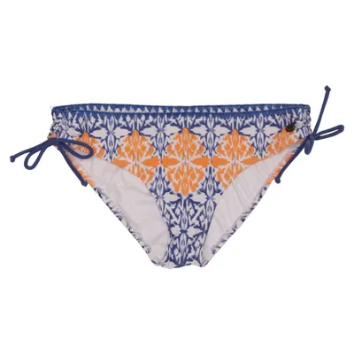 Bikiniunterteil (Blau, Weiß, Orange) von Roxy Swim Elasthan, Polyamid