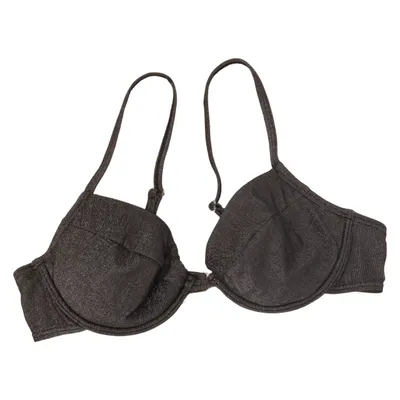 Bikini top (Zwart) van Beach Wave Elastaan, Metallvezel, Polyester