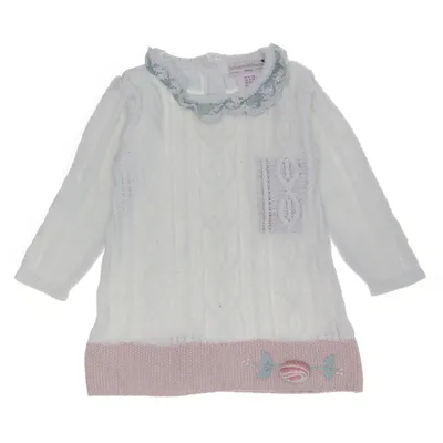 Robe (Blanc, Rose, Multicolore) de Catherine Malandrino Acrylique, Coton