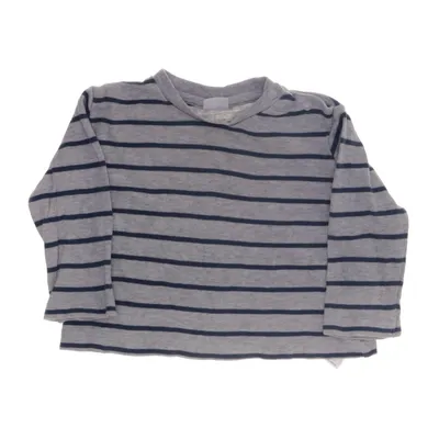 Long sleeve T-shirt (Gray, Blue) from F&F Cotton, Elastane