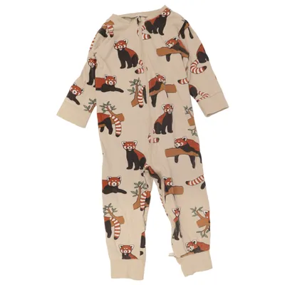 Sparkedragt (Beige, Flerfarvet) fra Lindex Baby Bomuld