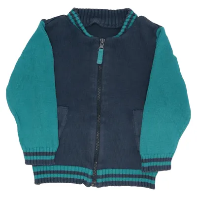 Cardigan (Blauw, Groen) van Mana Katoen