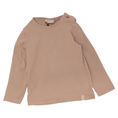 Long sleeve T-shirt (Beige) from Topo Cotton, Elastane