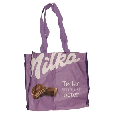 Canvas bag (Purple, Multicolored) from Milka
