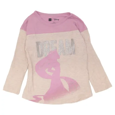 Långärmad t-shirt (Rosa, Beige) från Gap x Disney Bomull