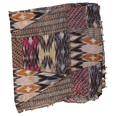 Cache-col (Marron, Violet, Multicolore) de Codello Soie