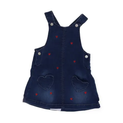 Robe salopette (Bleu, Rouge) de Baby C&A Coton, Élasthane, Polyester