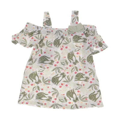 T-shirt (Blanc, Vert, Multicolore) de Kids Coton, Élasthane