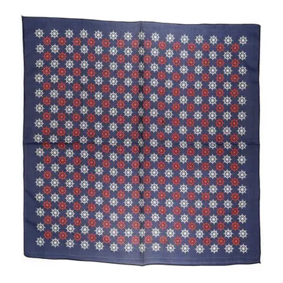 Handkerchief (Blue, Red, White)