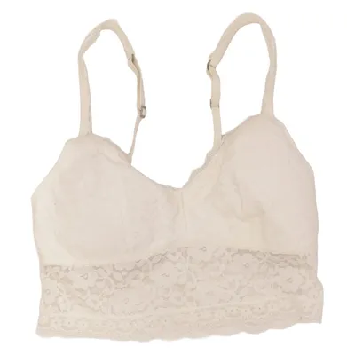 Bralette (White) from Gilly Hicks Cotton, Elastane, Polyamide, Polyester, Polyurethane