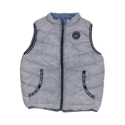 Outer vest (Gray, Blue) from Baby Club Polyester