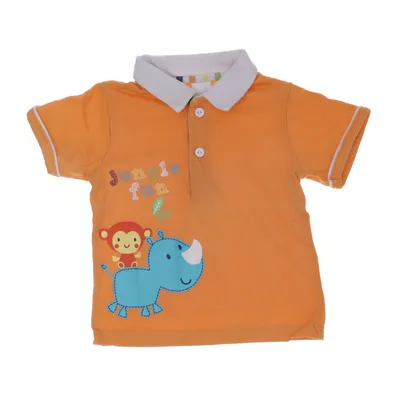 Polo (Orange, Bleu, Blanc) de Baby Club Coton