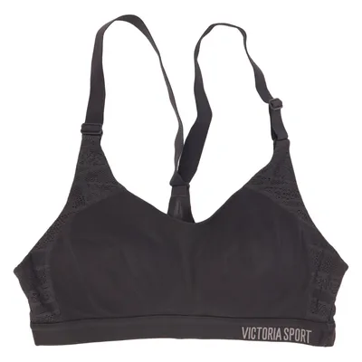 Sports bra (Black) from Victoria's Secret Elastane, Polyamide, Polyester