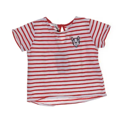 T-shirt (Röd, Vit) från Zara BabyGirl Bomull