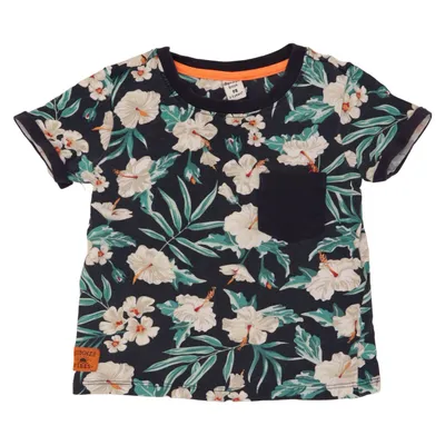 T-shirt (Blue, White, Green) from Dopo Dopo Boys Cotton
