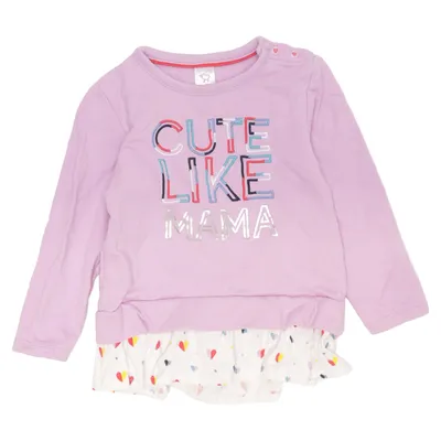 Sweatshirt (Purple, White, Multicolored) from Baby Club Cotton