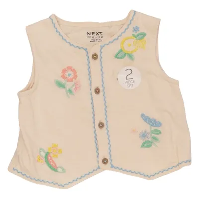 Vest (Beige, Flerfarvet) fra Next Bomuld