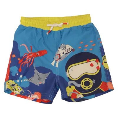 Shorts de bain (Bleu, Multicolore) de Miniboden Polyester