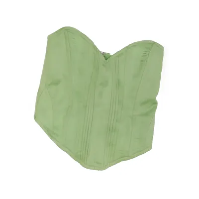 Bustier (Grøn) fra Bershka Elastan, Polyester
