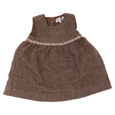 Robe (Marron) de Rachel Riley Acétate, Viscose, Laine