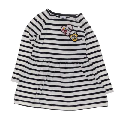 Klänning (Svart, Vit) från Petit Bateau Bomull