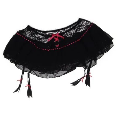 Strumpebandshållare (Svart, Rosa)