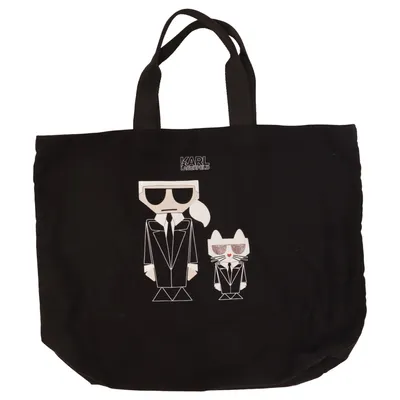 Canvas bag (Black) from Karl Lagerfeld Recycled cotton