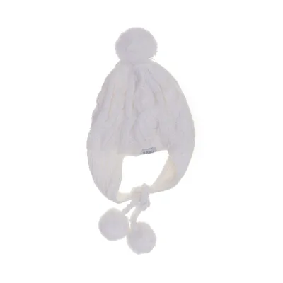 Pompon muts (Wit) van Barts Acryl, Polyester